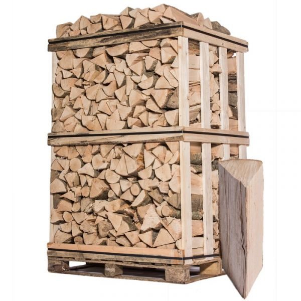 Palette 2 M³ – Brennholz 33 Cm (gemischte Holzarten) – 3 Ster