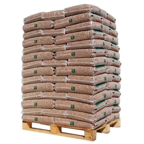 Pellet Natural Energie – Palette Mit 70 Säcken Zu 15 Kg
